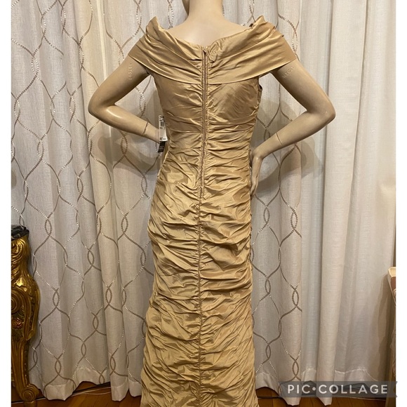 Adrianna Papell Rouched taffeta gown - Picture 4 of 13